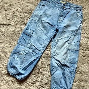 MAC Jeans Chiara balloon cargo pants drawstring bottoms